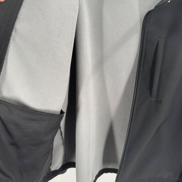 Duluth Trading Co Mens Black Softshell Jacket XL Nylon Fleece Lined Full-Zip - Picture 8 of 8